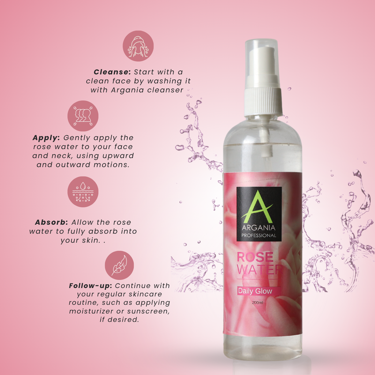 Rose Water Daily Glow 200ml